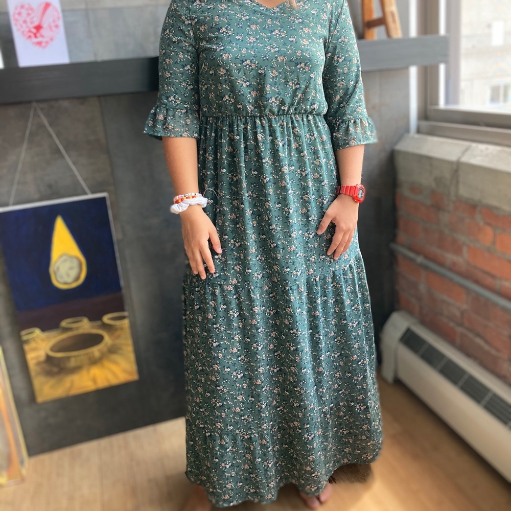 Boutique floral maxi dress